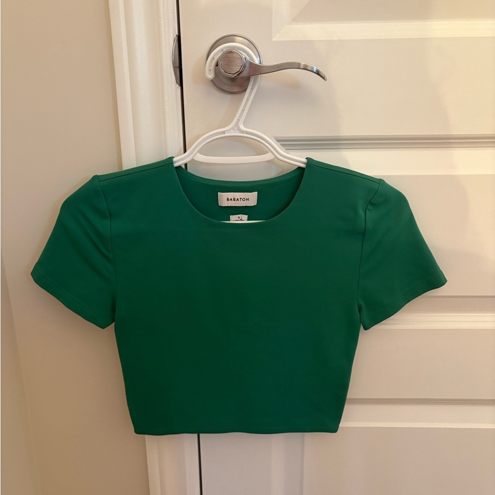 Babaton Emerald Green Crop Top
